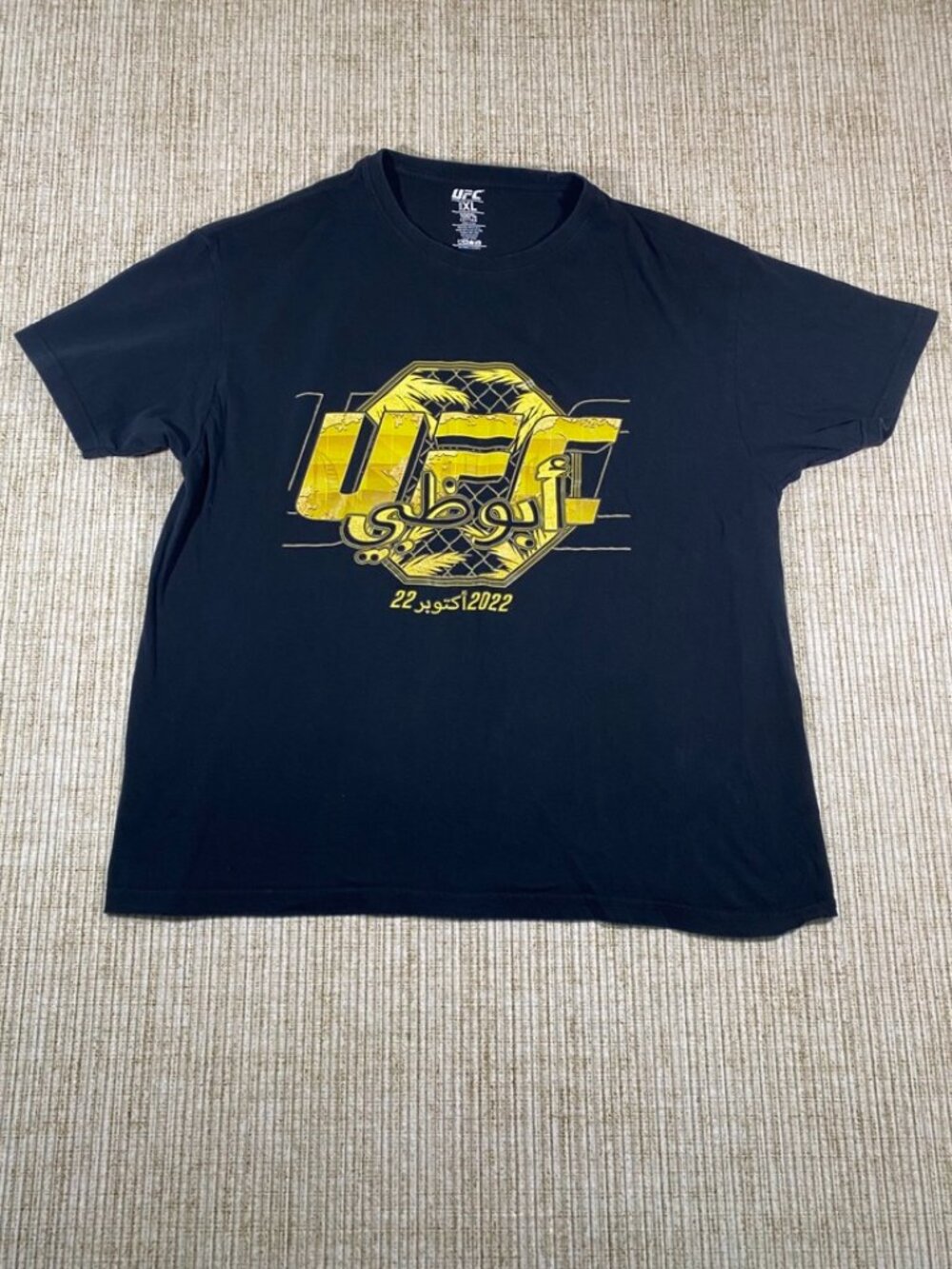 UFC Abu Dhabi 2022 Graphic T-Shirt Men's Size XL